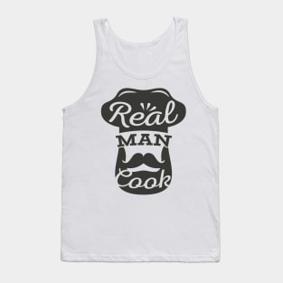 REAL MAN COOK Tank Top